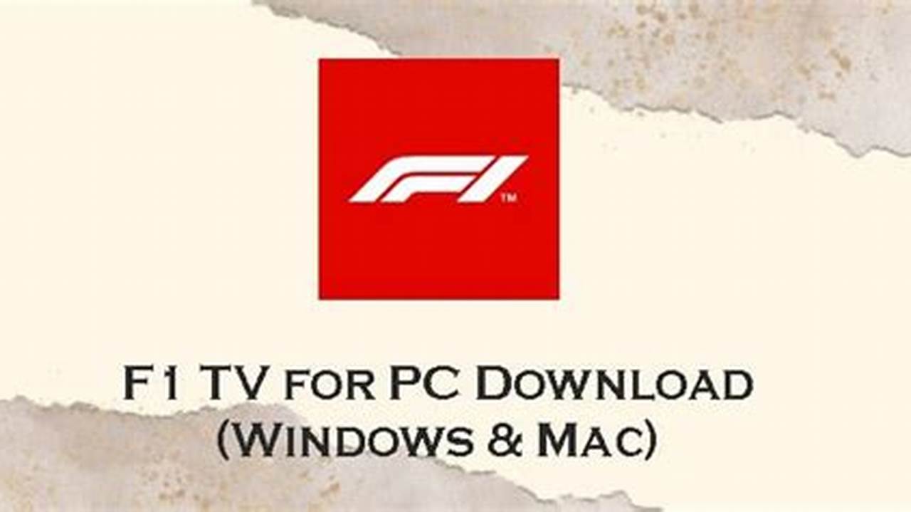 F1 Tv App Windows Download