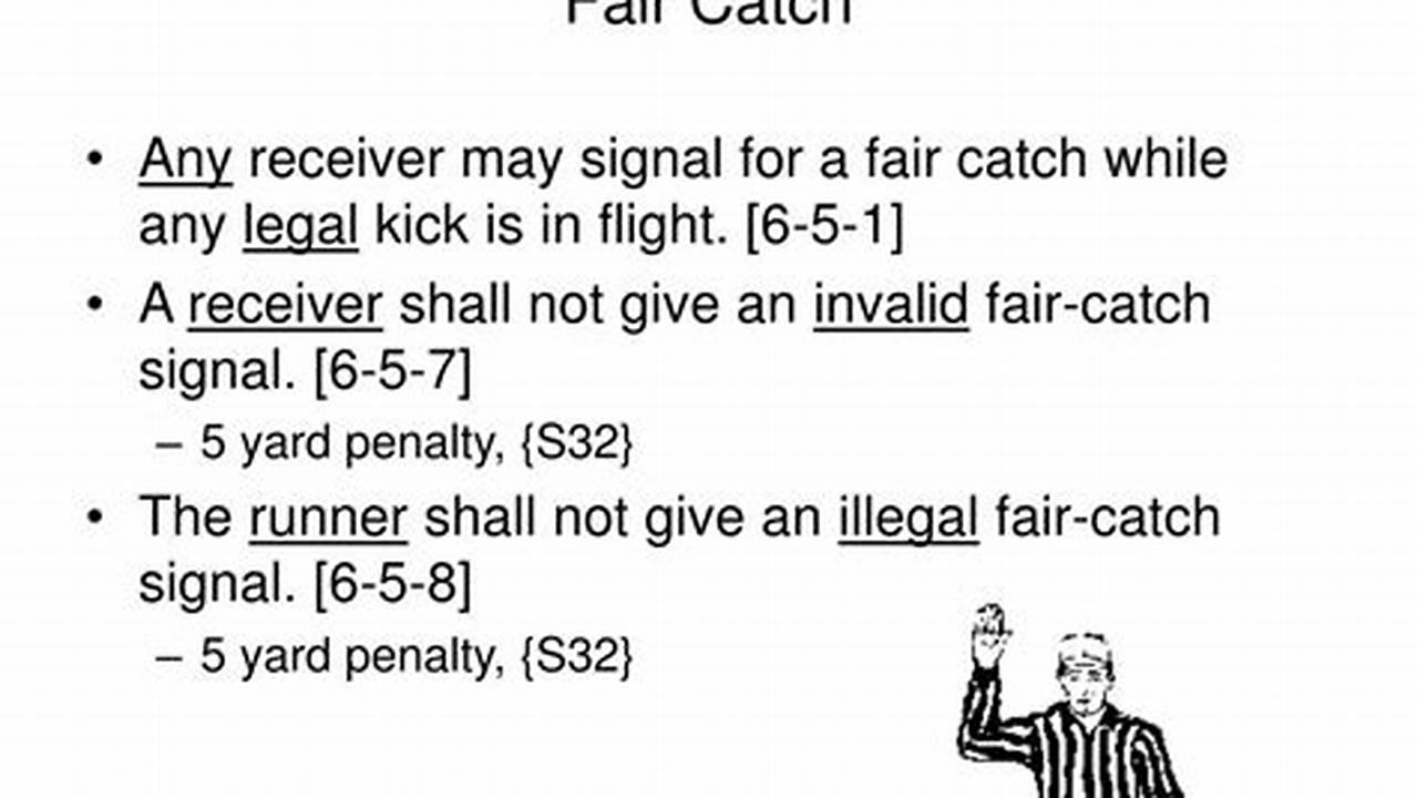Fair Catch Rule 2024