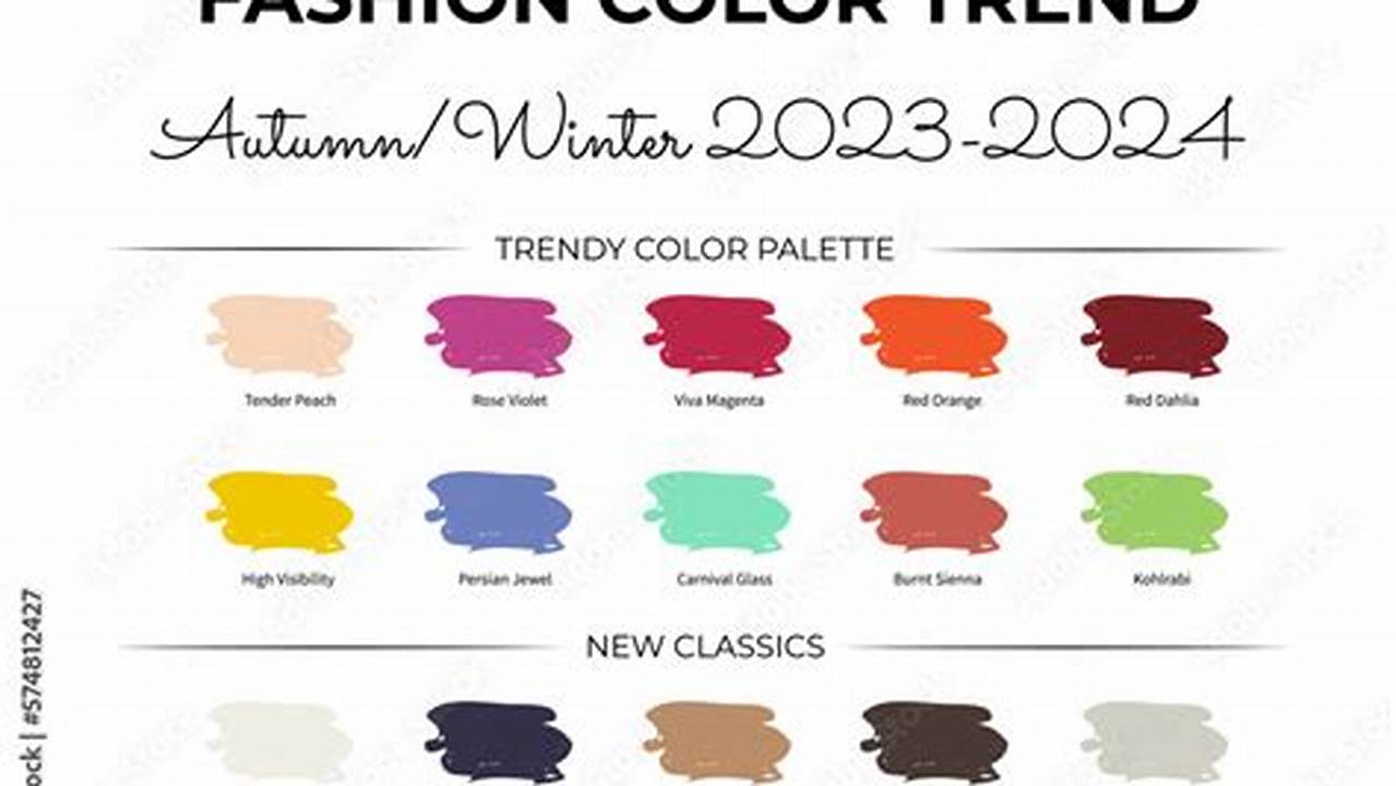 Fall 2024 Fashion Colors