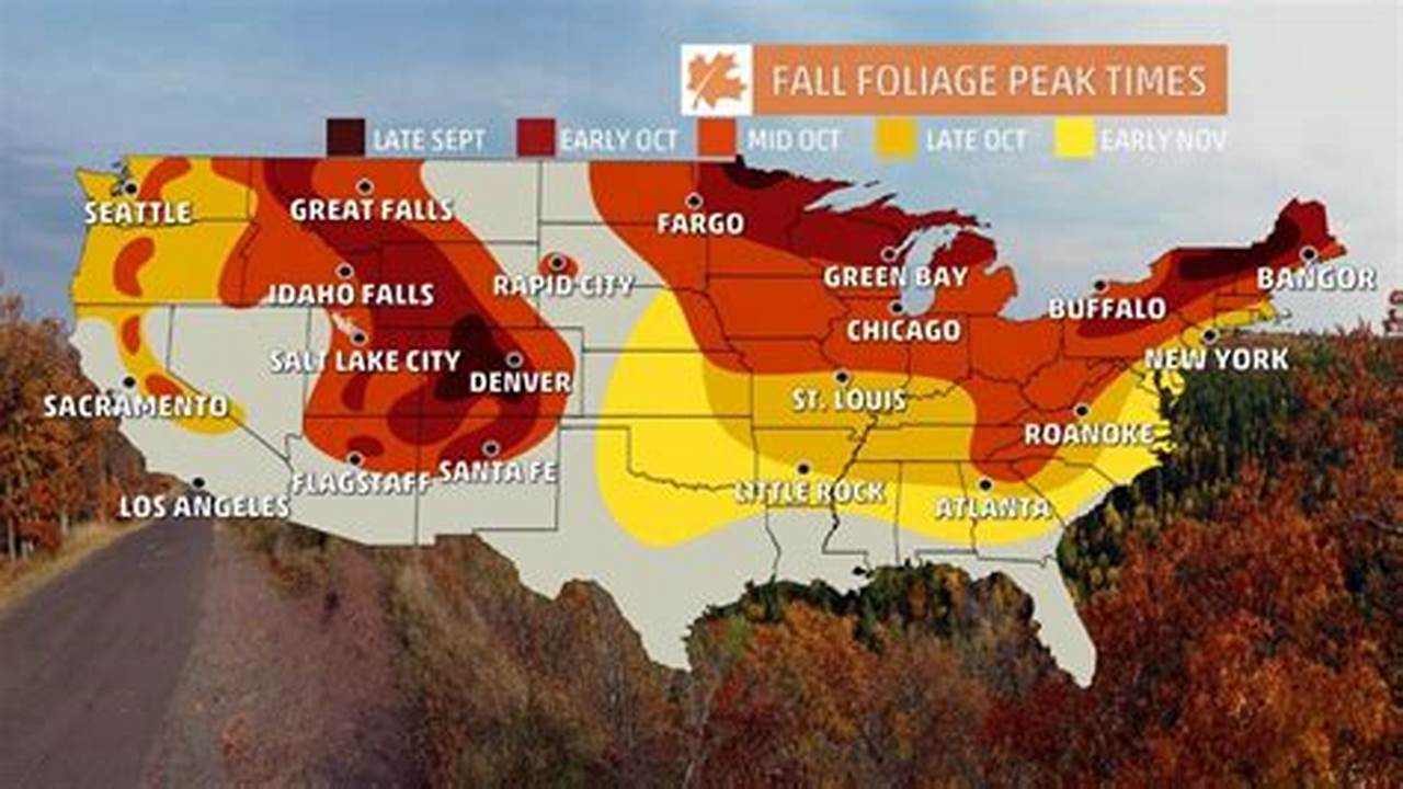Fall Colors In California 2024 Map