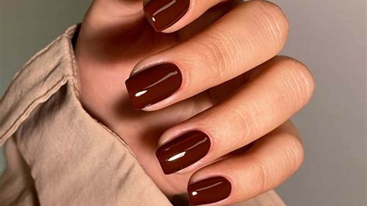 Fall Winter 2024 Nail Colors