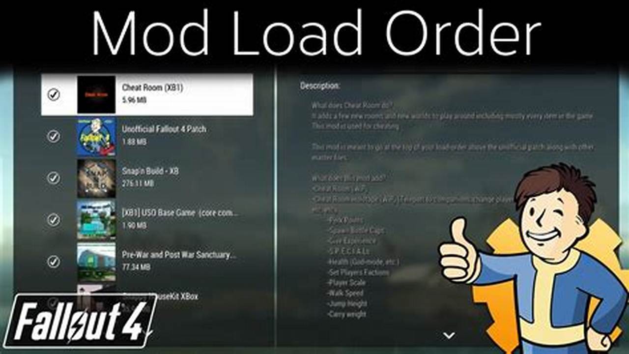 Fallout 4 Xbox Series X Mod Load Order 2024