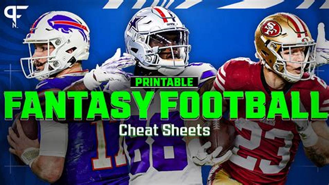 Fantasy Football 2024 Cheat Sheet Ppr