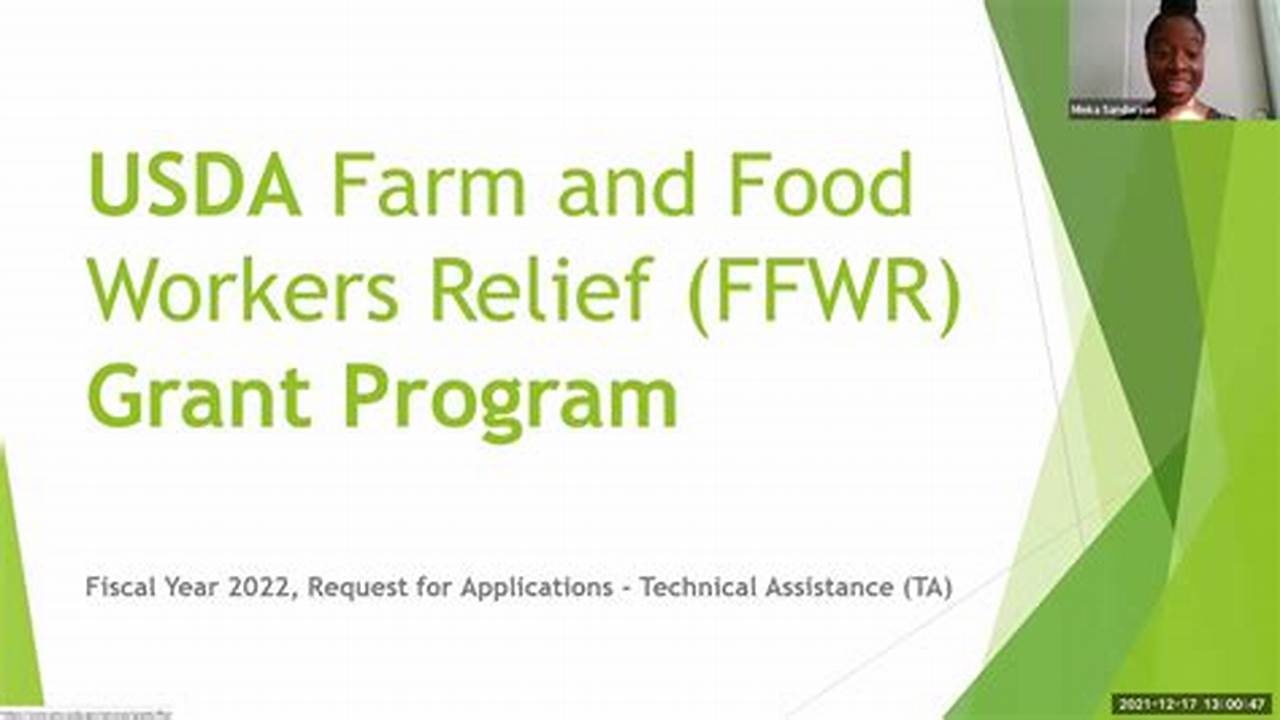 Farm And Food Workers Relief Grant Program Application 2024