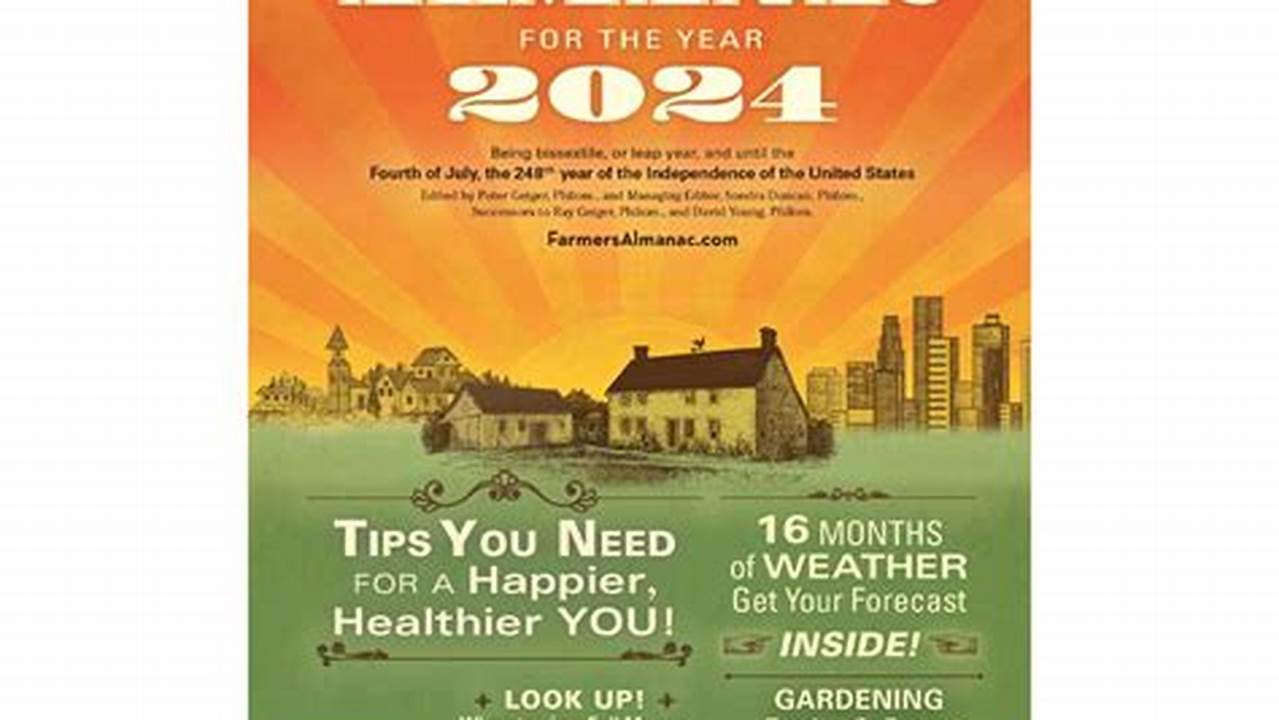 Farmers Almanac 2024 Calendars For Sale