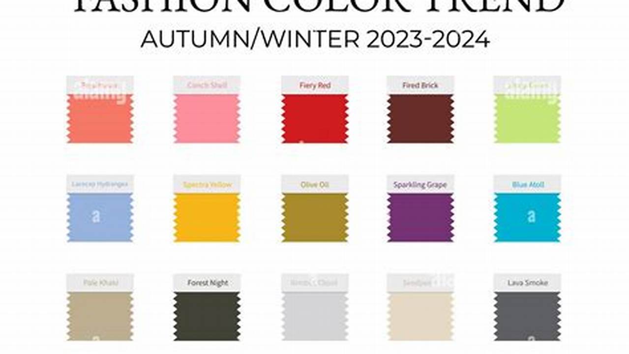 Fashionable Colours 2024