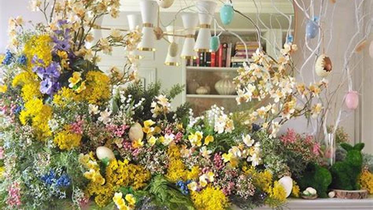Featured Are Spring Mantels With Garlands And Banners, With Wreaths And Flowers, And In Various Styles., 2024