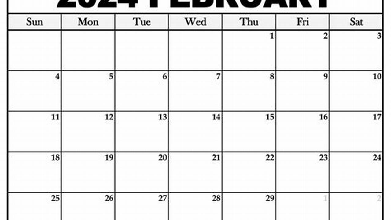 February 2024 Calendar Printable 123 Calendar