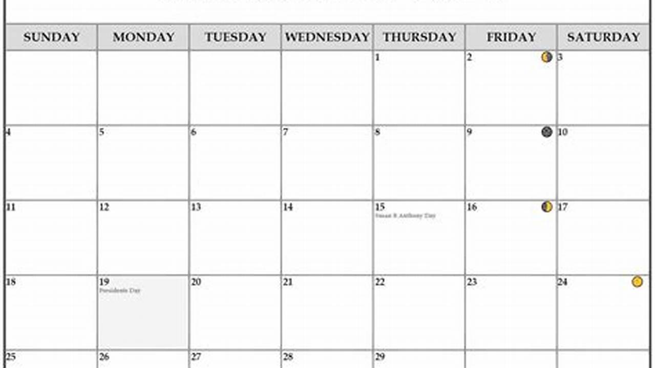 February 2024 Lunar Calendar With Holidays