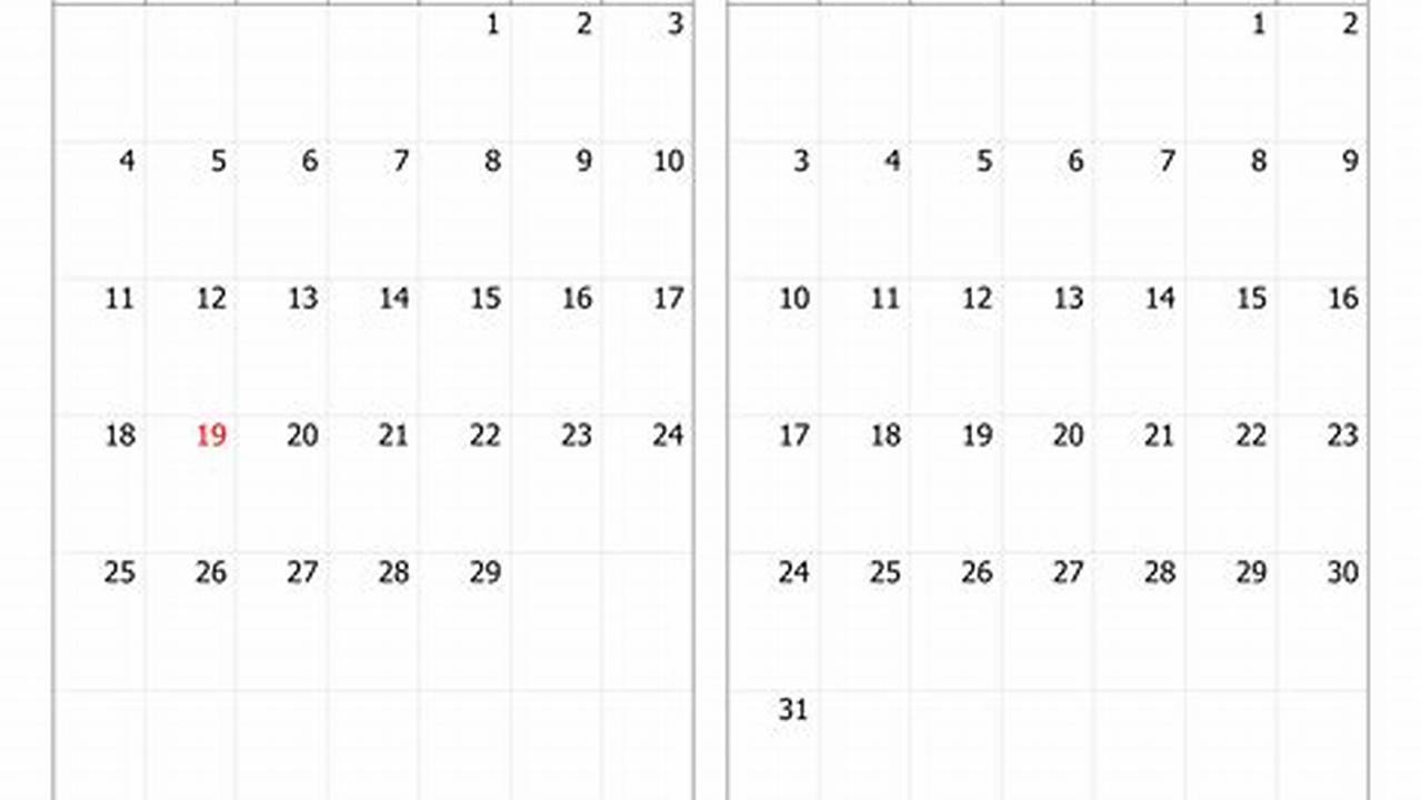 February March 2024 Calendar Printable Free