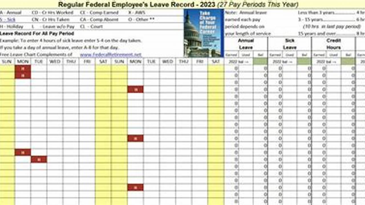 Federal Employee Leave Calendar