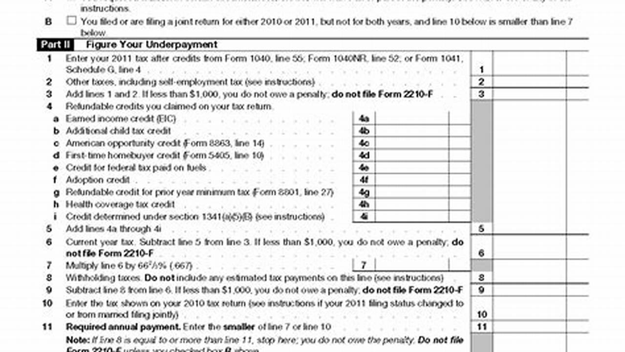 Federal Estimated Tax Payments 2024 Form