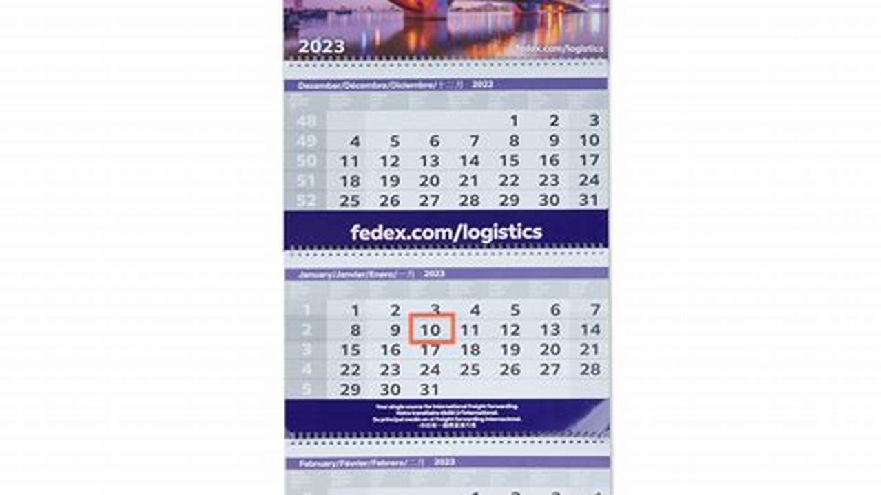 Fedex Calendar 2024