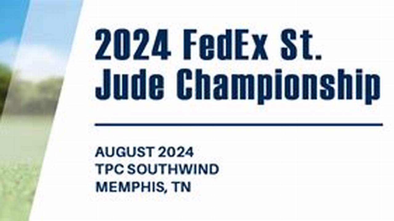 Fedex St Jude Championship 2024
