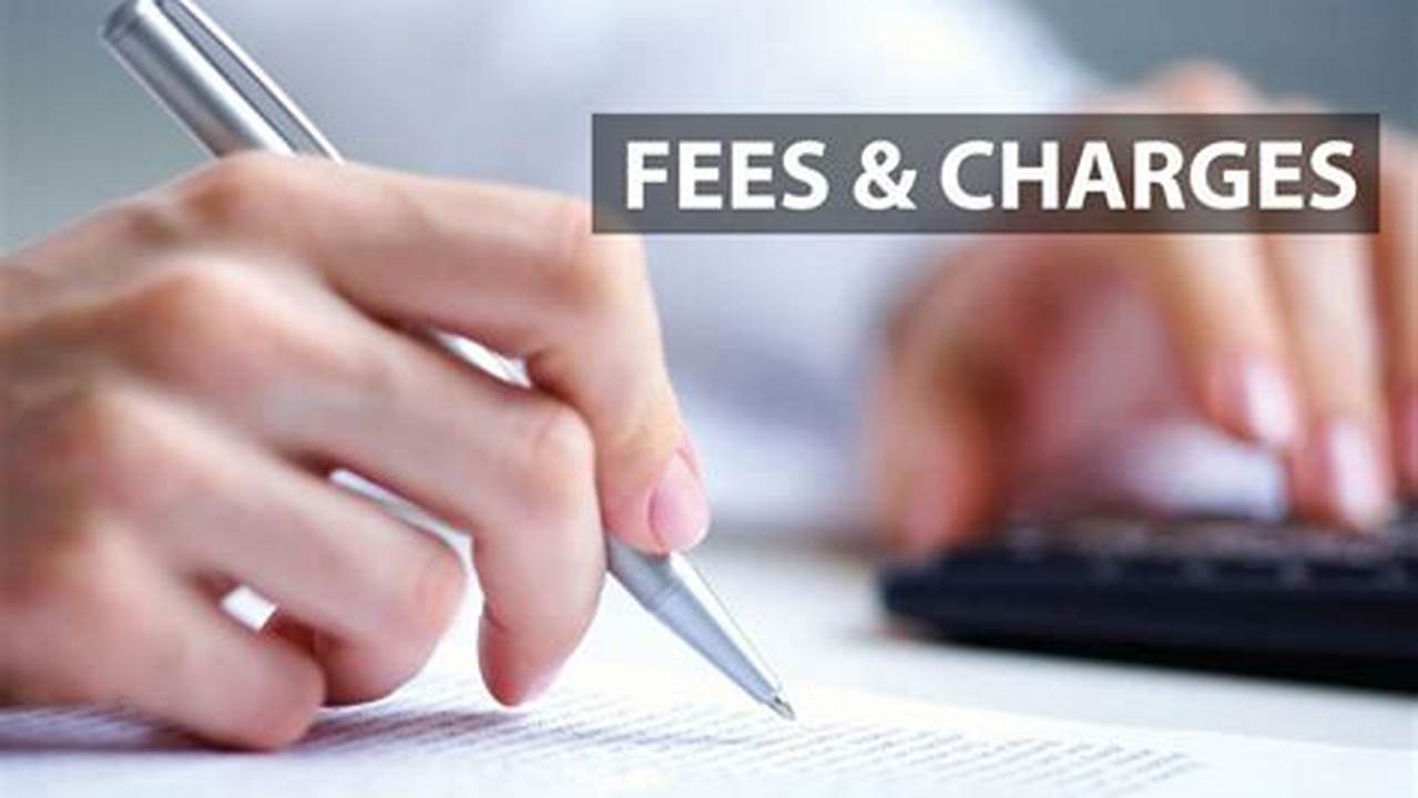 Fees And Charges, Loan