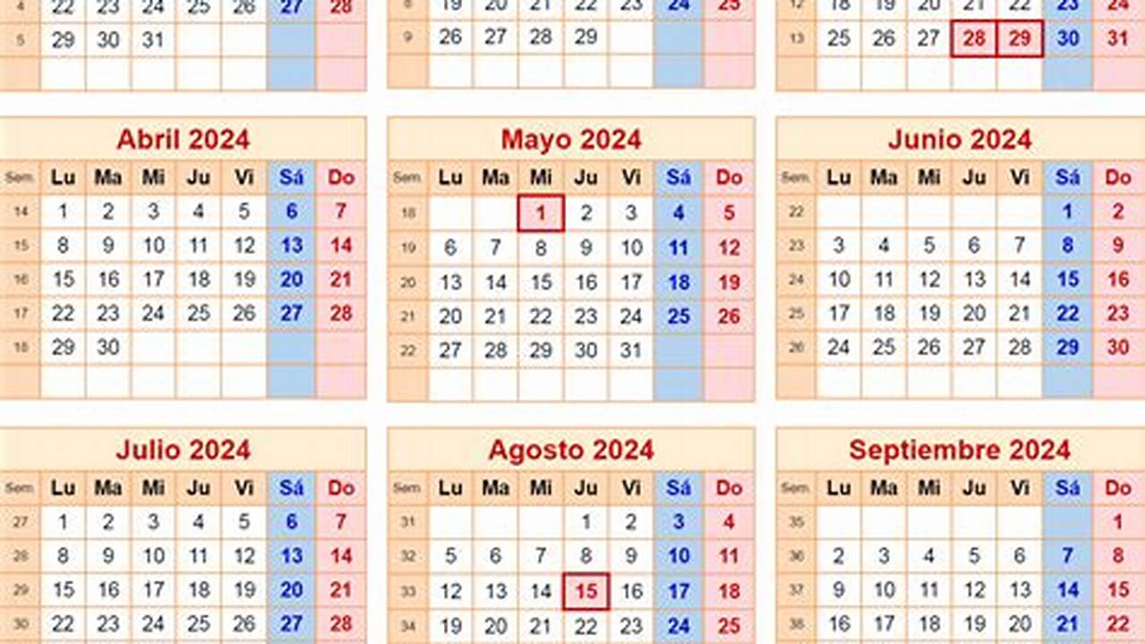 Fiestas 2024 Calendario