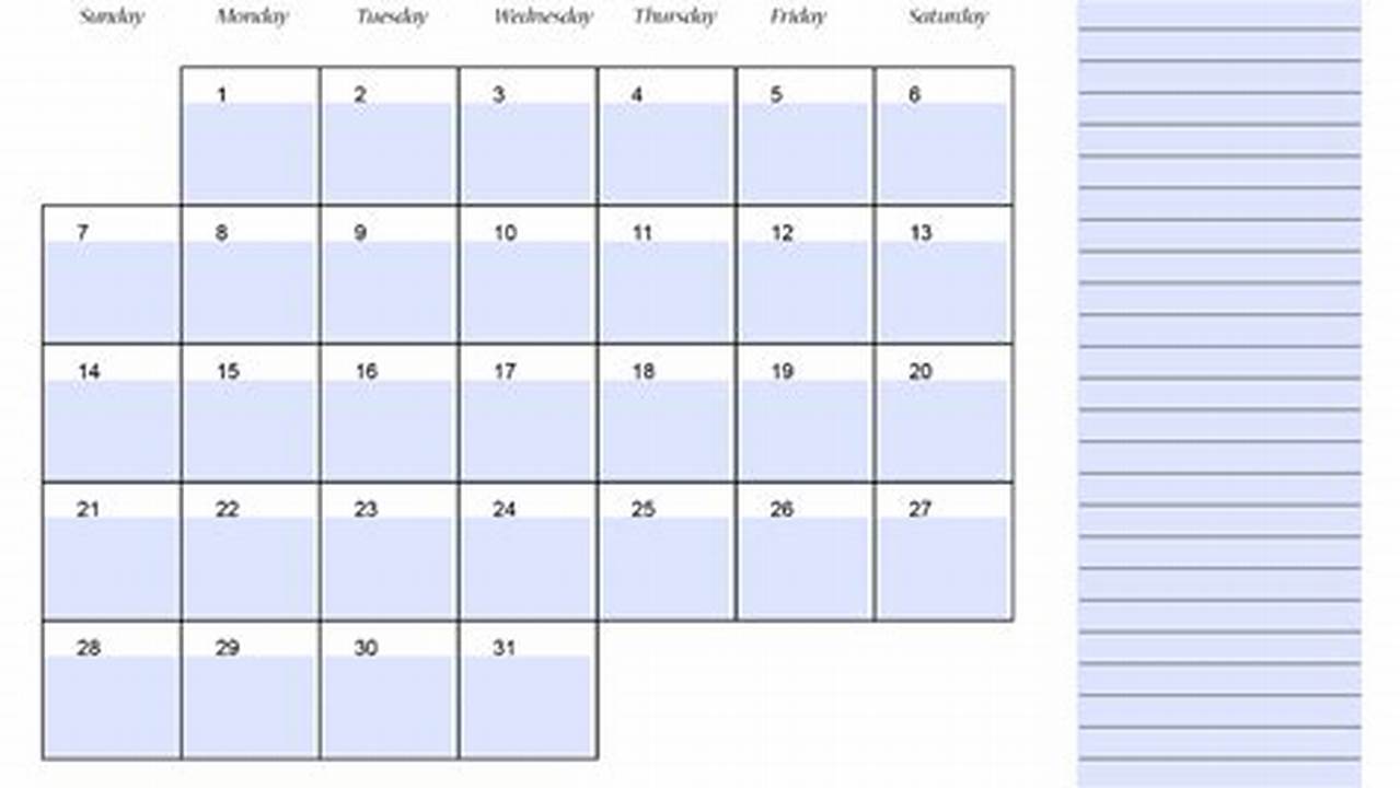 Fillable Printable Calendar 2024