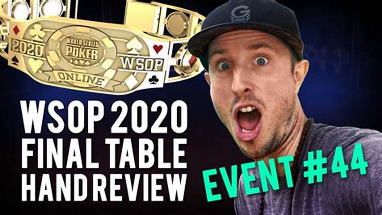 Final Table Wsop 2024