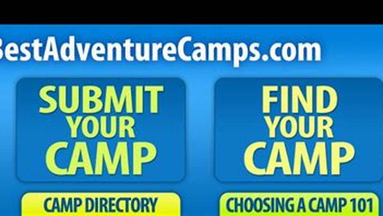 Find Adventure At Camp Koch., 2024