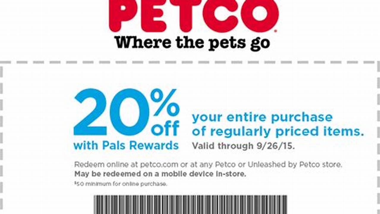 Find All The Best Petco Coupons, Promotions, Deals And Discounts In One Place., 2024