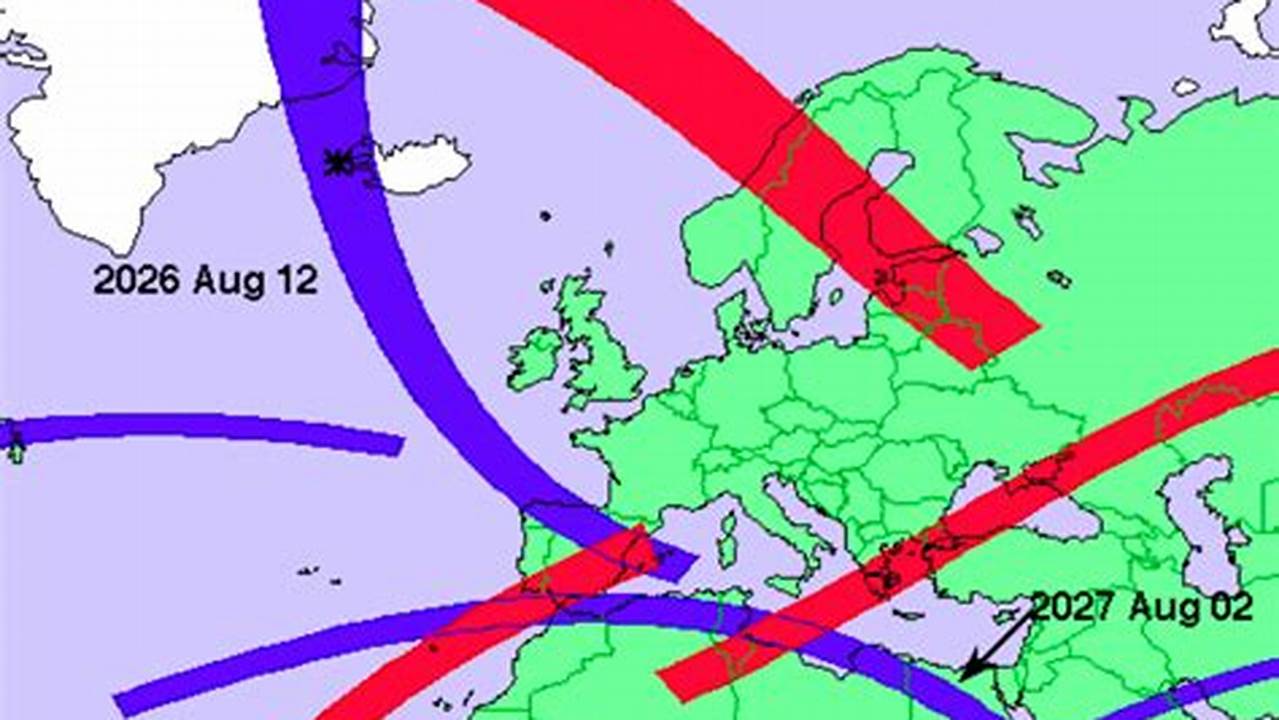Find All Total Solar Eclipses In Europe., 2024