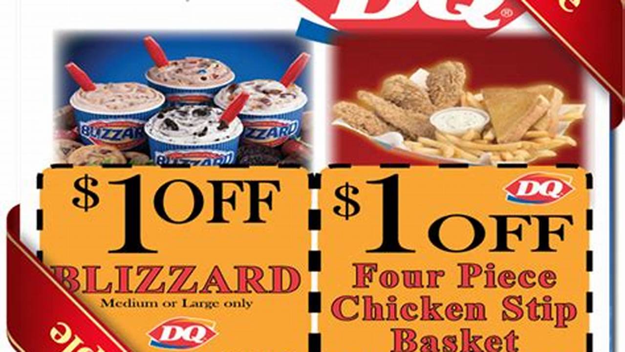 Find This Month’s Best Dairy Queen Printable And Digital Coupons And Deals, Including Weekly Offers., 2024