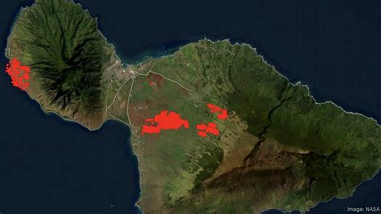 Fires In Hawaii 2024 Map