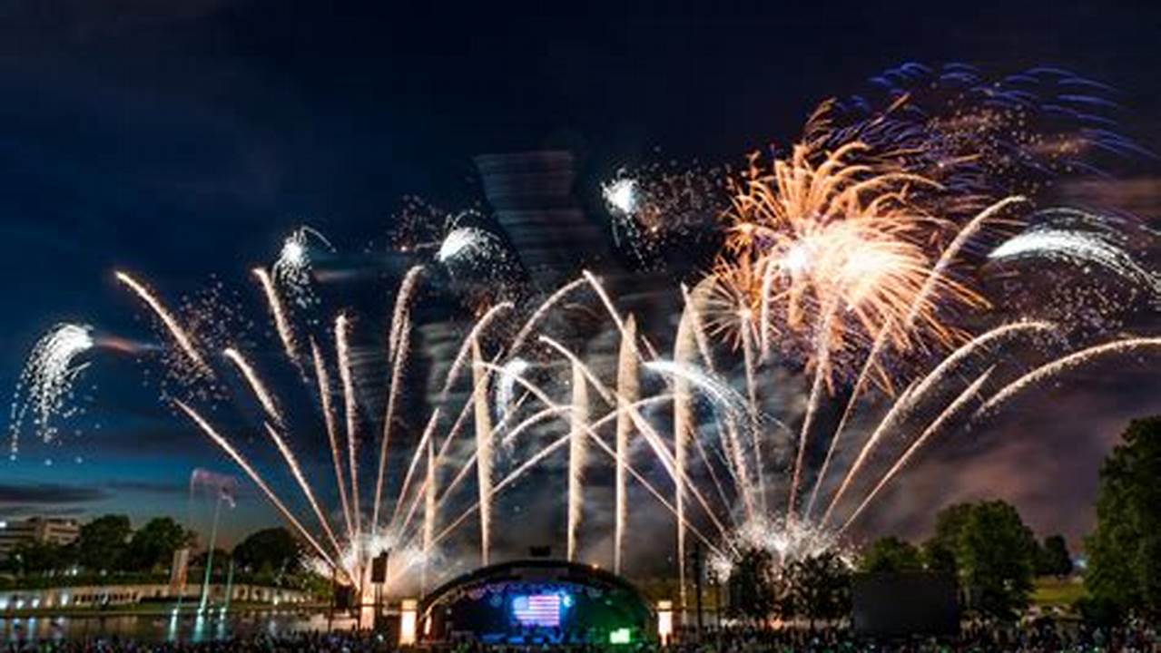 Fireworks Eisenhower Park 2024