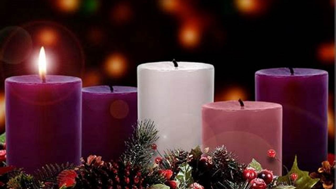 First Candle Of Advent 2024