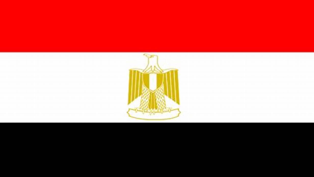 Flag Of Egypt, Free SVG Cut Files