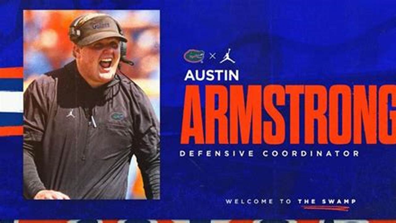 Florida Defensive Coordinator Austin Armstrong;, 2024