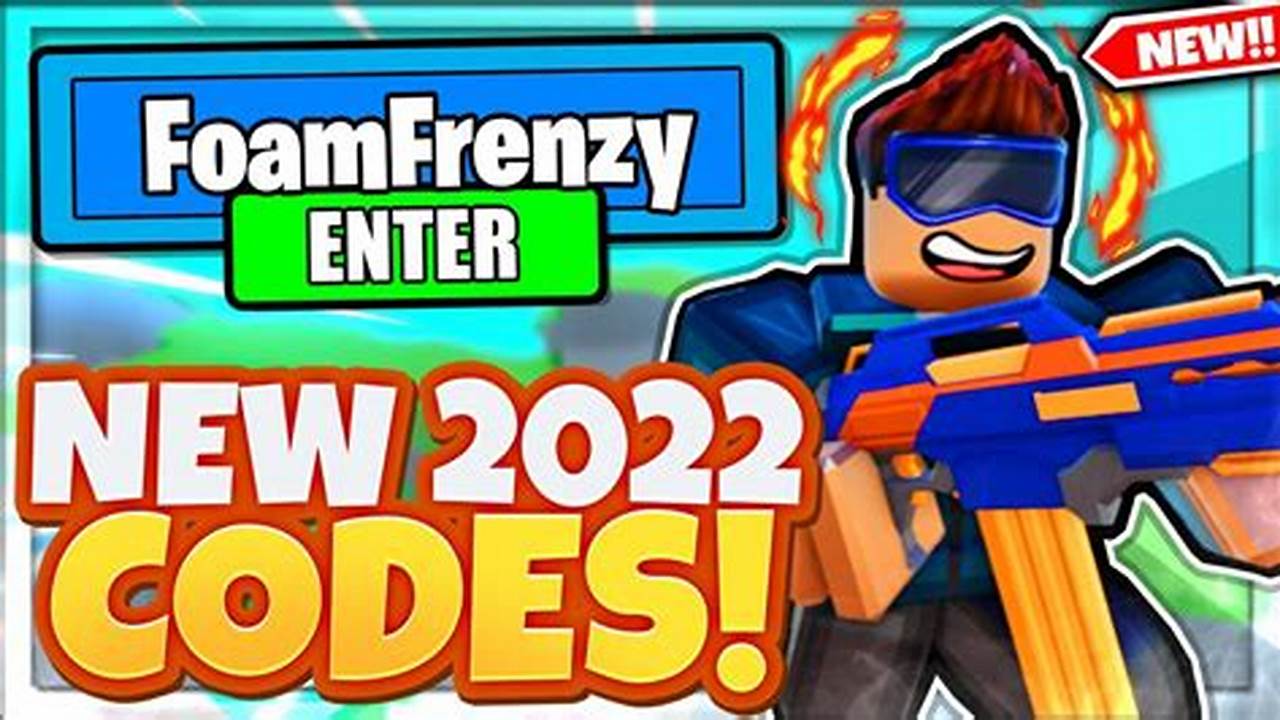 Foam Frenzy Codes 2024 Not Expired