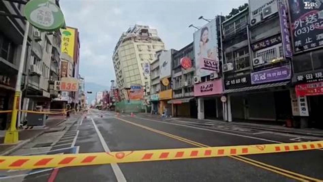 Focus Of Earthquake In Taiwan