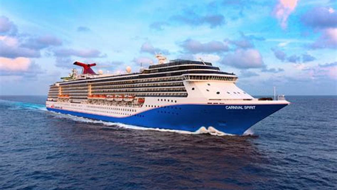 Following The Completion Of Its Caribbean Itineraries From Miami, Carnival Spirit Will Sail A Panama Canal Journeys Cruise On Apr., 2024