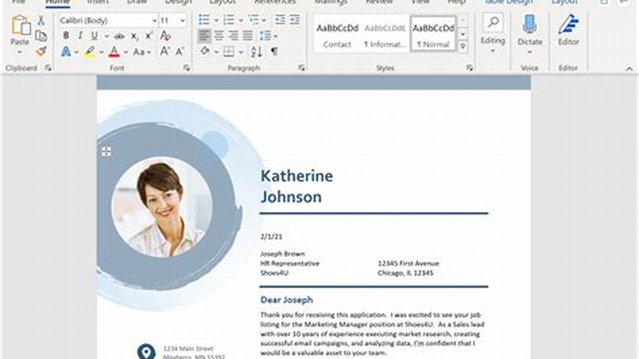 For Microsoft Word (.Docx File) Download Template 1, 2024