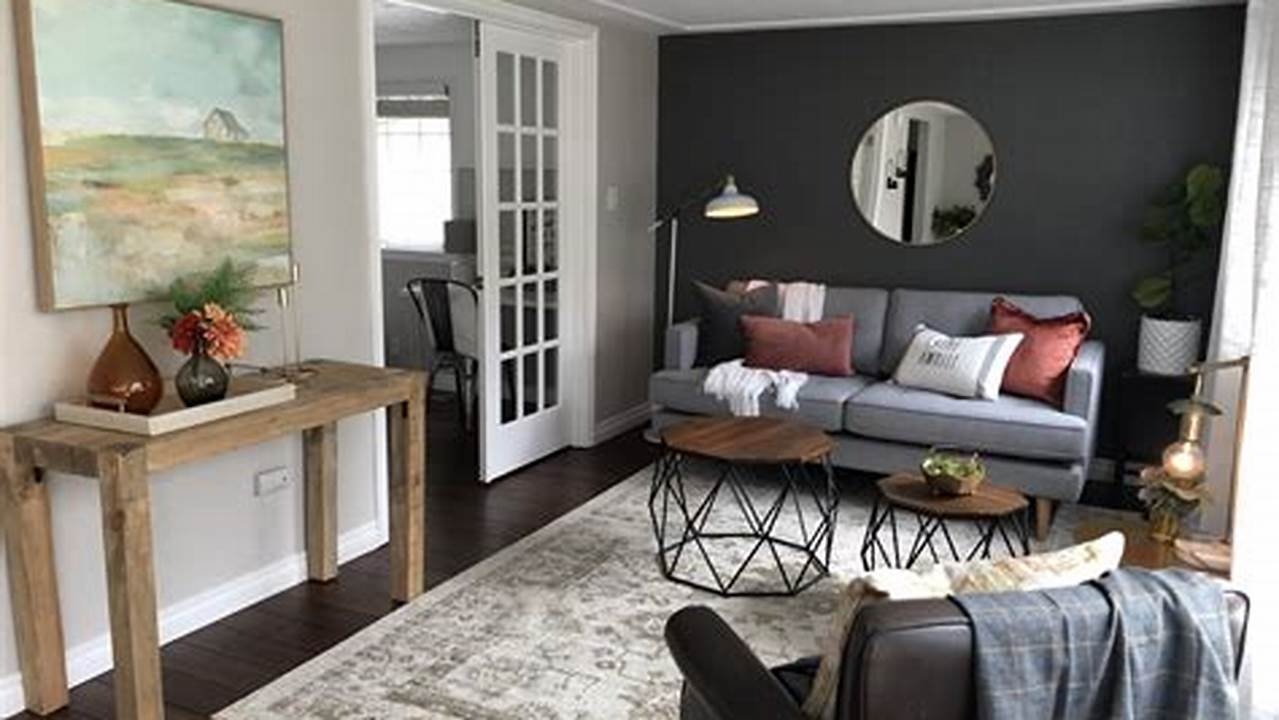 For Those Looking To Add A Touch Of Modern Sophistication To Their Living Room, Charcoal Gray Is The Perfect Choice., 2024