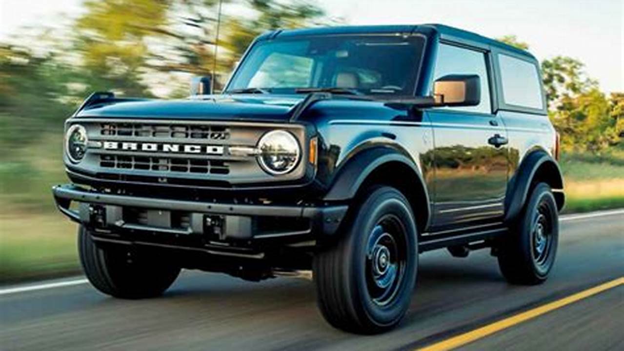 Ford Bronco Pricing 2024