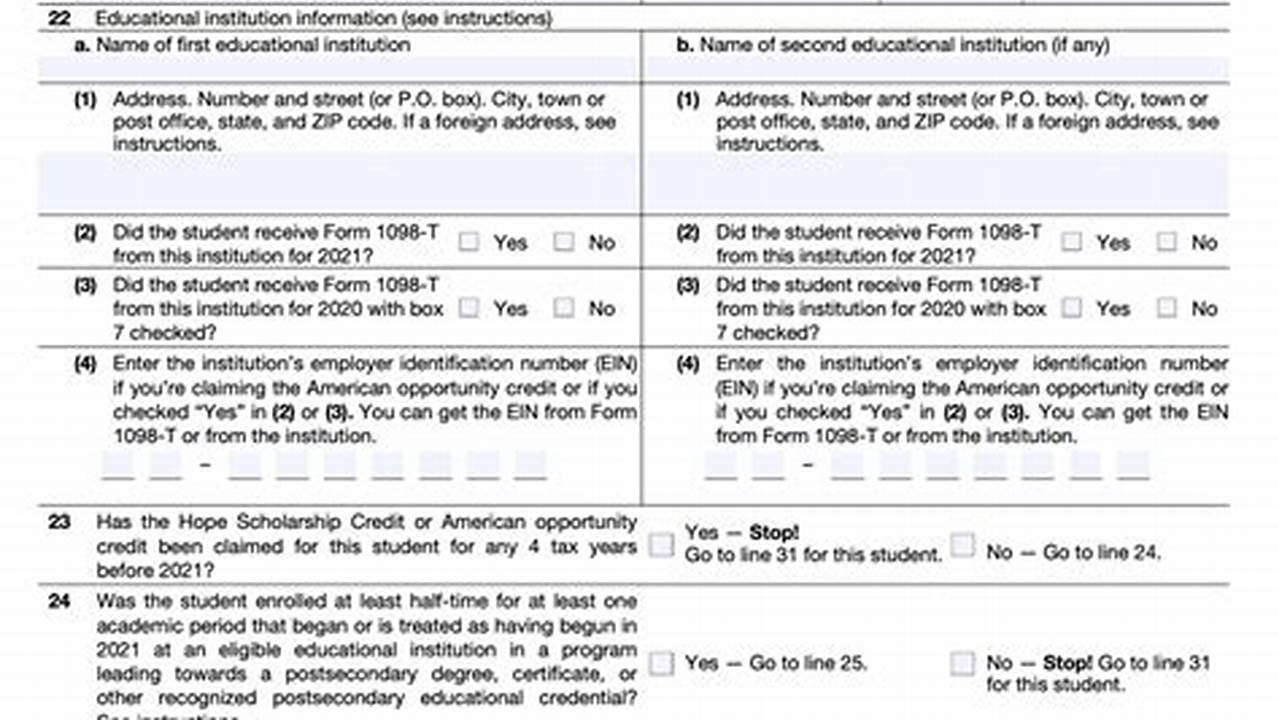 Form 8863 2024