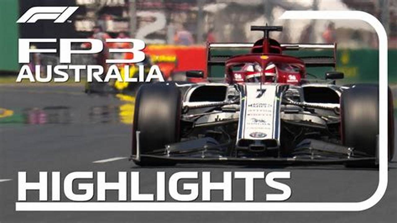Formula 1 Australian Qualifying Highlights