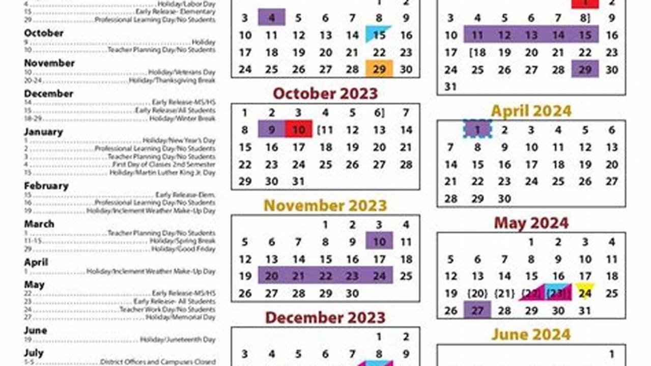 Fort Bend Calendar 2024 2025