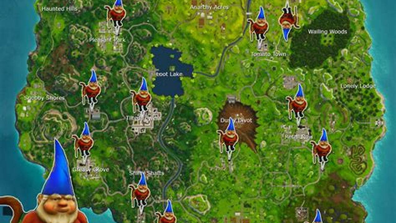 Fortnite Gnome Locations 2024