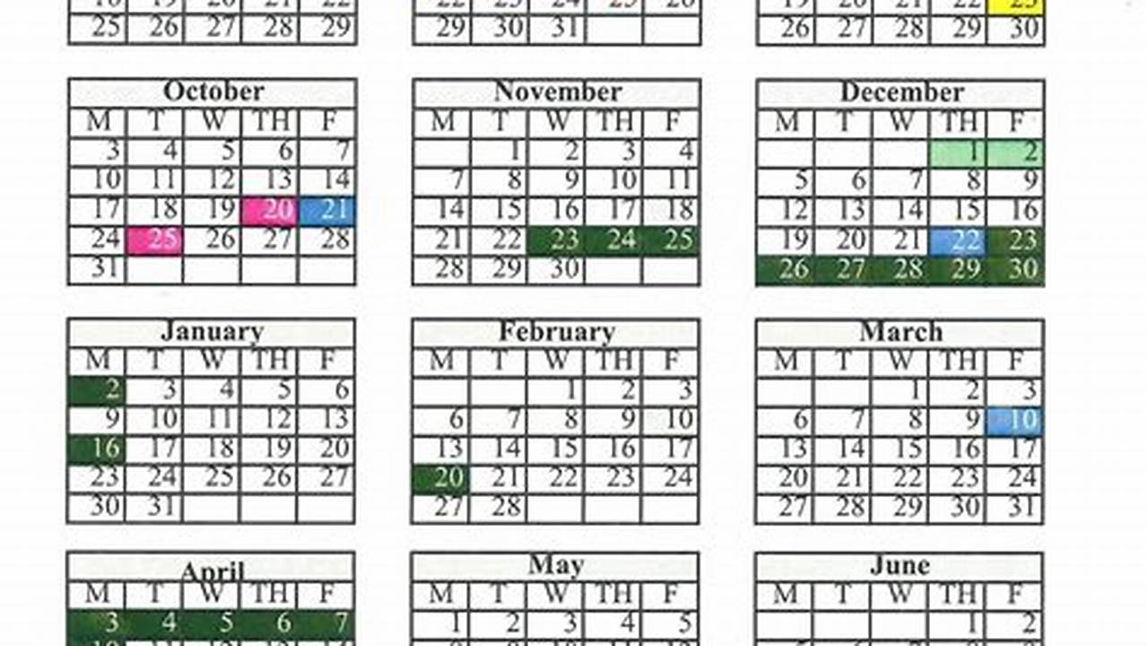 Four County Career Center Calendar