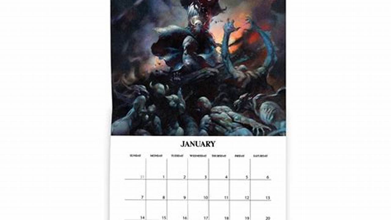 Frazetta Calendar 2024