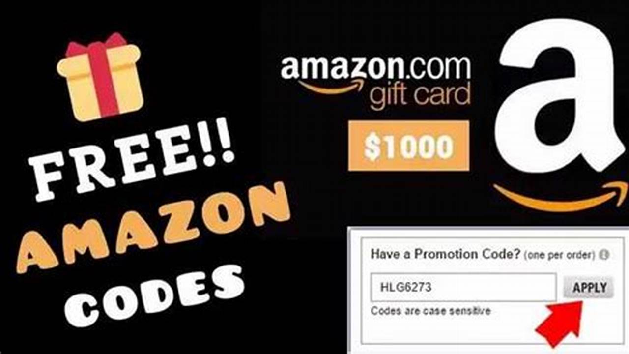 Free Amazon Gift Card Codes 2024