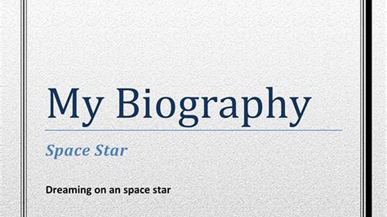 Free Biography Template Online: A Comprehensive Guide to Capturing Your Life's Story