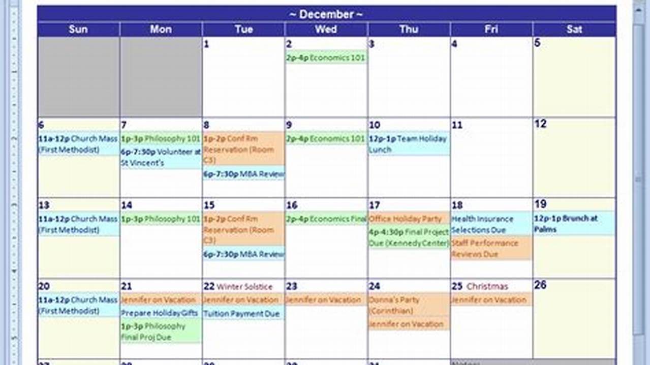 Free Calendar Program For Windows 7