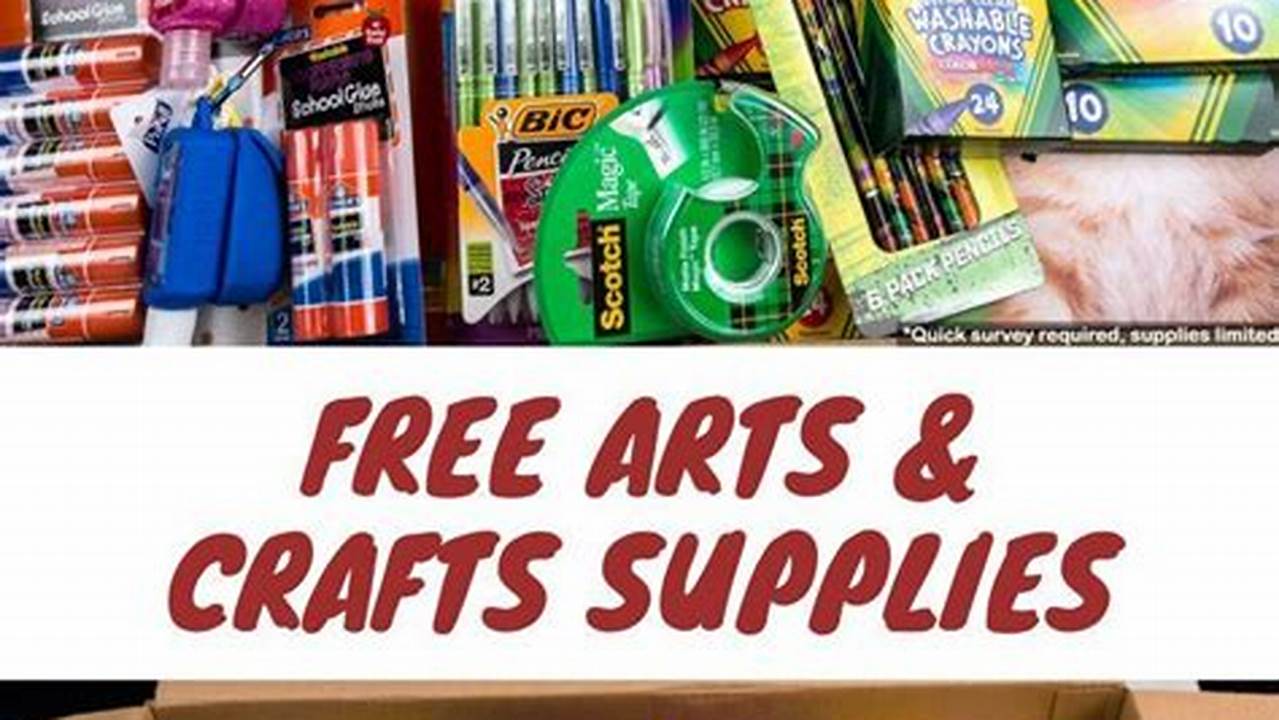 Free Craft Supplies By Mail 2024