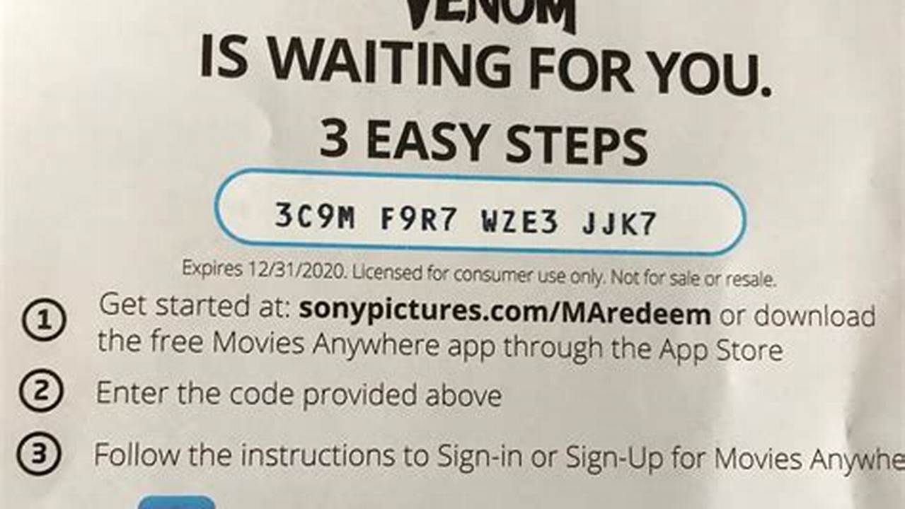 Free Digital Codes For Movies Anywhere 2024