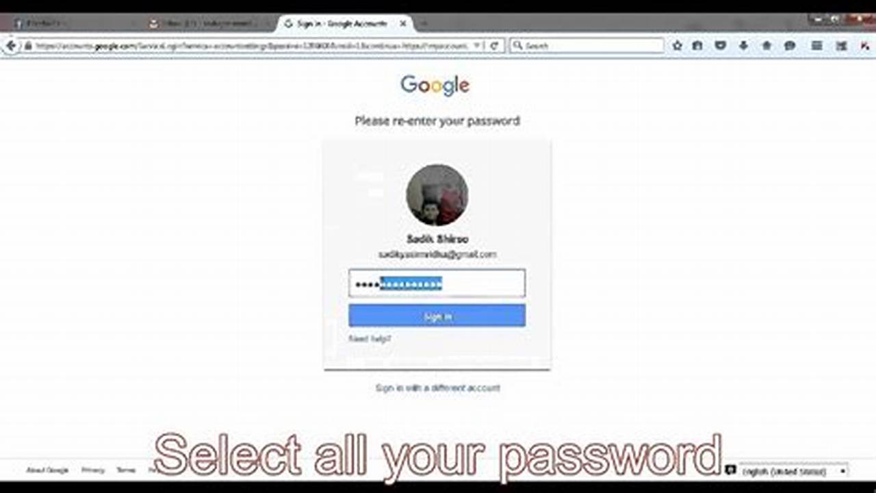 Free Google Accounts And Passwords 2024
