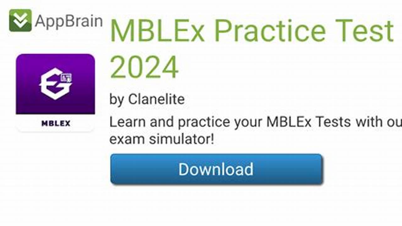 Free Mblex Practice Test 2024